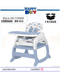 HB-55A SILLA DE COMER  HAPPY BOY P/NIÑOS